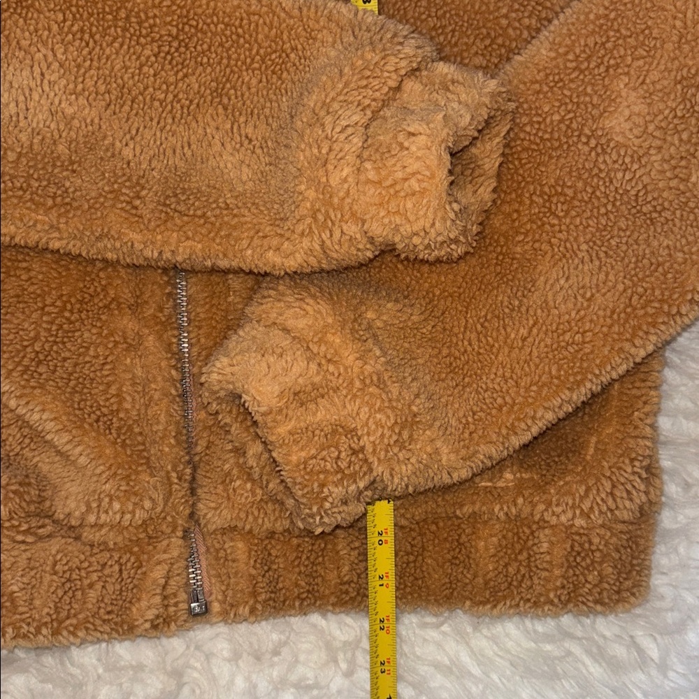 Urban Outfitters Teddy🧸 Crop Bomber Jacket, Size Small - Picture 9 of 16